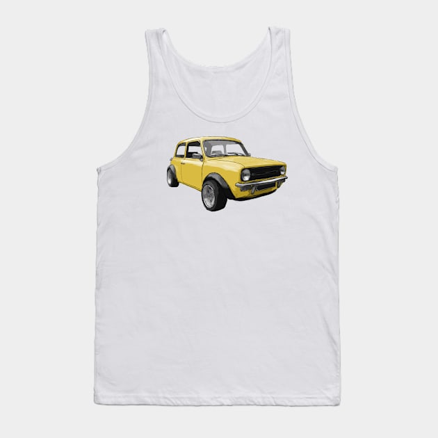 Yet Another Classic Mini Yellow Tank Top by jdm1981